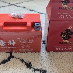 雷神　RTX9-BS バイクバッテリーの画像
