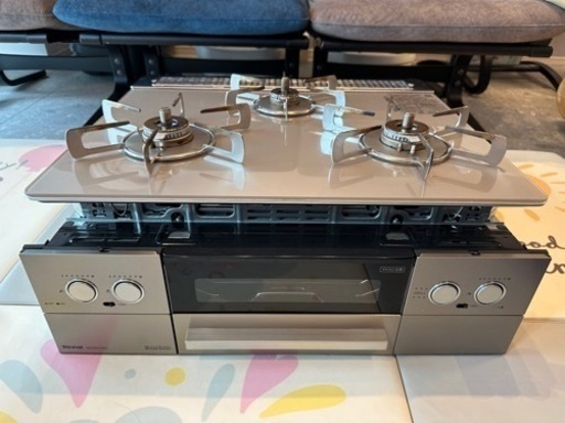 リンナイ/BEIZ sus製グリル付ガスビルトインコンロ (幅60cm)