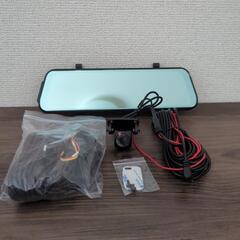 値下げ中！前後2カメラミラー型ドラレコ