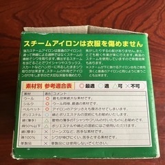 スチームアイロンの画像