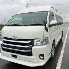 ハイエースワゴン★グランドキャビン★10名★4WD★ナビTV★ETC★パワスラの画像