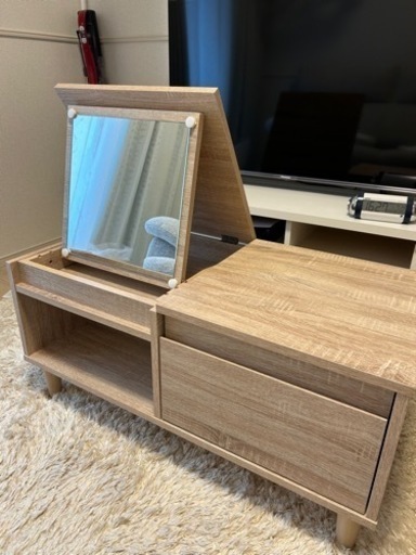 【取引中】家具 LOWYA  ドレッサーローテーブル