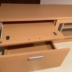 テレビ台、テレビボード（ノートパソコン、プリンター等収納付き） の画像