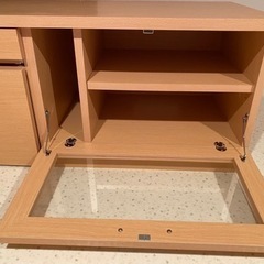 テレビ台、テレビボード（ノートパソコン、プリンター等収納付き） の画像