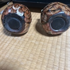 フクロウ　飾り物　貯金箱　2個の画像