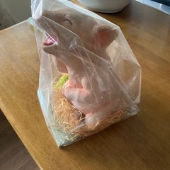 ブタさんの里親募集　置物　未開封品