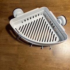 【無料】浴室　吸盤コーナーラック