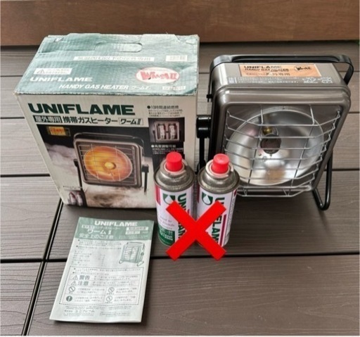 キャンプ用品　ユニフレーム　ハンディガスヒーター