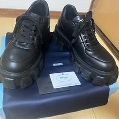 【値段交渉可能】厚底　スニーカー　プラダ　PRADA 　26cm サブカル　地雷