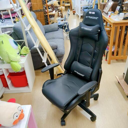 ゲーミング・チェア★破れあり、特価商品、オススメ、家具 椅子 チェア【浜村鹿野温泉ICから3分 買取本舗 宮本リサイクル 営業時間9～19時 定休日水曜のみ←連絡できませんm(_ _)m】