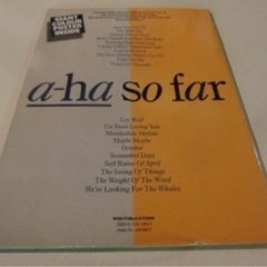a-ha 1st & 2nd album 楽譜　全20曲   t...