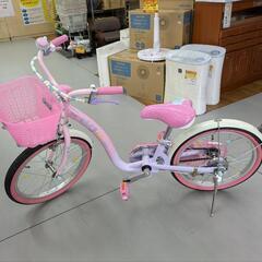 J007★人気のﾌﾟﾘﾝｾｽ★子供自転車(補助輪付き)★ides...