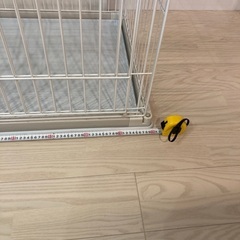 ペットケージ　犬用　白の画像