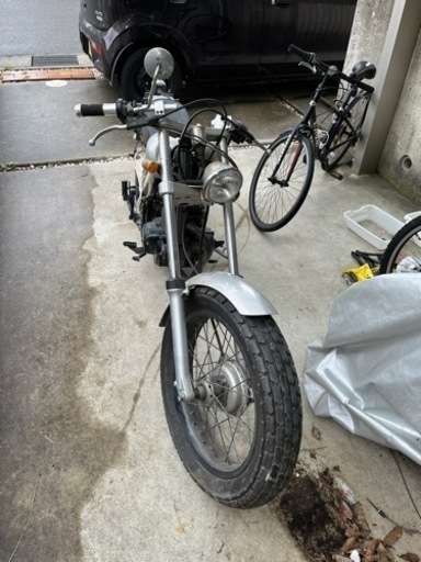 【取り引き中】バイク　TW200 2JL カスタム　アメリカン