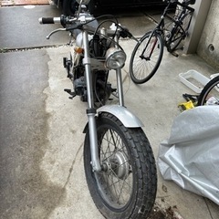 【取り引き中】バイク　TW200 2JL カスタム　アメリカン