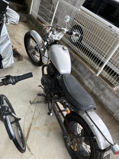 【取り引き中】バイク　TW200 2JL カスタム　アメリカン