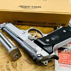 WA ベレッタ M92FS INOX ソルト ガスガンの画像