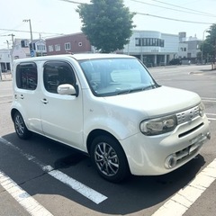 日産キューブ4WD平成22年式 車検あり