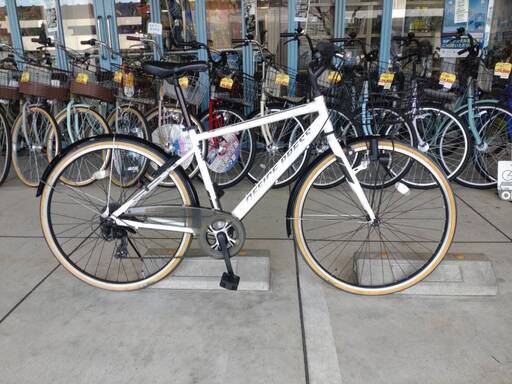 【完売御礼】【大人用】整備済 CBA オフィスプレストレッキング 700c外装6段ギア 中古自転車 シティ軽快車 黒色 <自転車のオオムラ 静岡店>