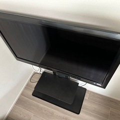 42型液晶テレビREGZA Z1 42Z1 （壁寄せテレビスタンド＋Chromeキャスト付き）の画像