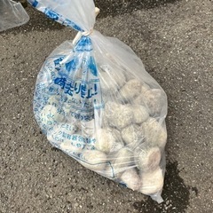 決まりました　
庭石　　無料