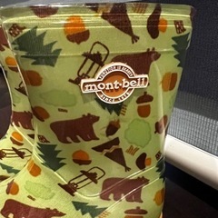 レインブーツ　長靴　子ども用　mont-bellの画像