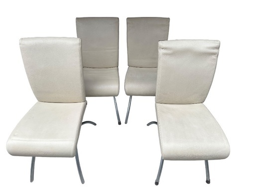 JY ROLFBENZ/ロルフベンツ ドイツ製 レザーダイニングチェア 4脚セット  中古品