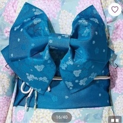 イオンのジュニアすかあと浴衣　2点セット　ひまわり　140の画像