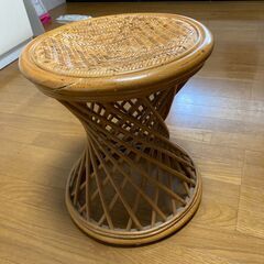 値下げします→藤椅子の画像