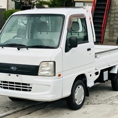 スバルサンバートラック4WD 車検2年付車検令和8年7月まで5MT/EL パワステエアコン付き ★走行39000KMの画像