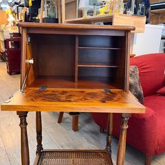 カリモク コロニアル ライティングビューロー デスク キャビネット ★買取帝国 志木店の画像