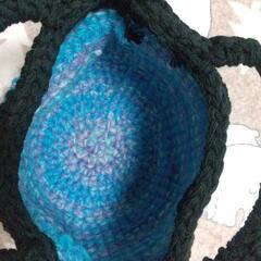 ハンドメイド マルシェバッグ譲ります。の画像