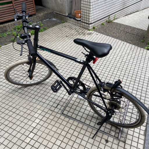 20インチ自転車七段切り替えミニベロ小径黒 (nicomic) 西新の自転車の