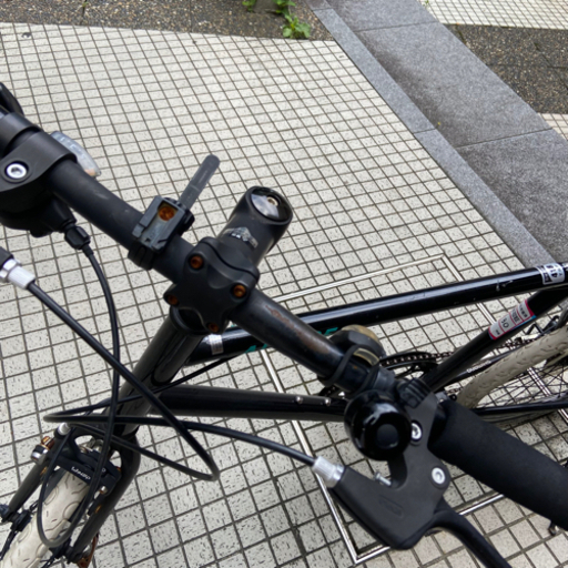 20インチ自転車七段切り替えミニベロ小径黒 (nicomic) 西新の自転車の