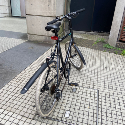 20インチ自転車七段切り替えミニベロ小径黒 (nicomic) 西新の自転車の