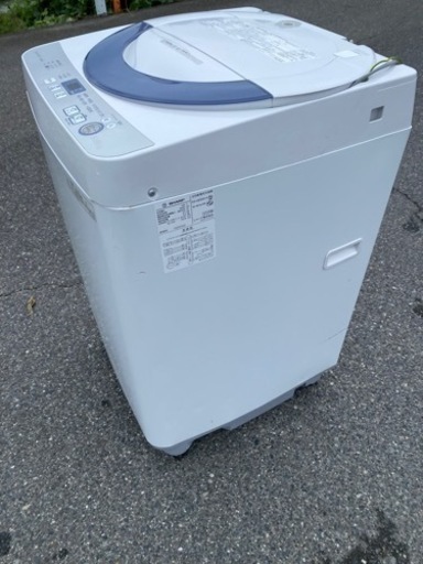 ?☘️大阪市から阪南市まで配達設置無料?シャープ洗濯機　5.5kg?保証有り