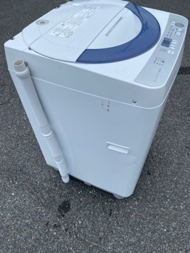 ?☘️大阪市から阪南市まで配達設置無料?シャープ洗濯機　5.5kg?保証有り