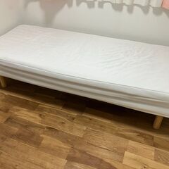 【完売で終了しました】無印良品　MUJI　脚付ポケットコイルマッ...