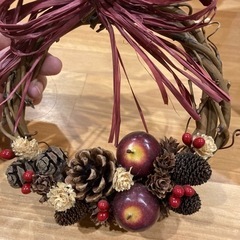 美品★ 秋っぽいリースの画像