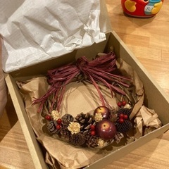 美品★ 秋っぽいリース