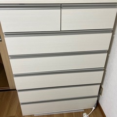 ハイチェスト（白）