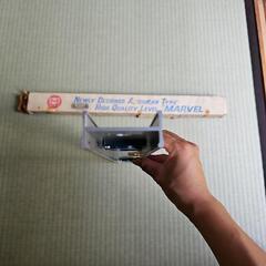 【昭和レトロ/1970年～1980年代物】アルミ水平器 ミノル工業株式会社 マーベル製品 日本製品 廃番の画像