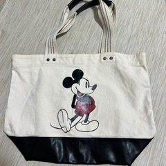 【ディズニー柄】ミッキーマウスのトートバッグ