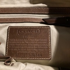 【COACH】本革バッグの画像