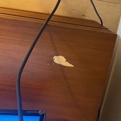 テレビボード、一部剥がれ有りの画像