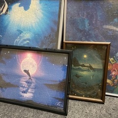 パズル完成品　クリスチャンラッセン　ディズニーの画像