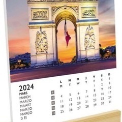 ✨新品✨ドレジャー 2024年 デスクカレンダー PARIS 卓...