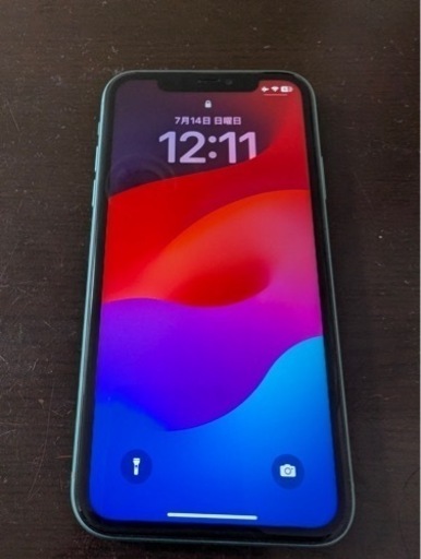 ［中古］au iPhone11 64GB グリーン