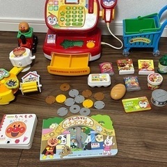 アンパンレジスター　絵本　お風呂のおもちゃ　プッシュゼンマイ　SLマン