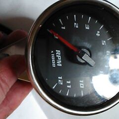 新品・未使用・RISE凡庸電気式スピードメーター＆電気式タコメー...